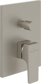 Villeroy & Boch Architectura Square Unterputz Einhebel-Armatur brushed nickel matt