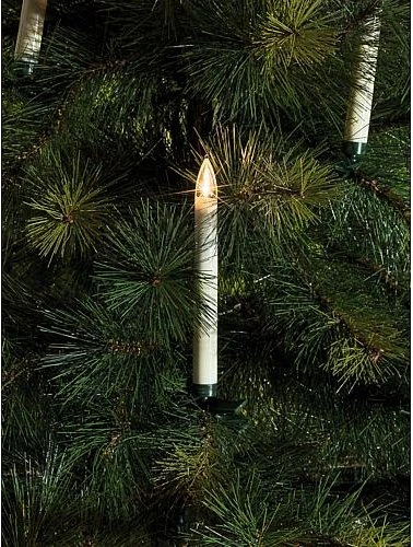 Konstsmide Christbaumkerzen Erweiterungs-Set weiß LED 5x warmweiß, 5 Stück