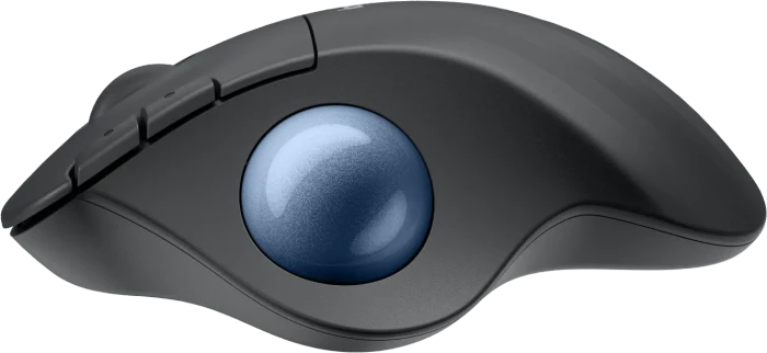 Logitech Ergo M575S Silent Wireless Trackball, Graphite, Logi Bolt, Bluetooth
