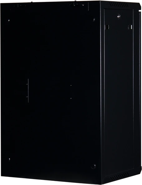 Rockstable 19" Wandschrank 18HE, Stahltür, IP2X, schwarz, 440mm tief
