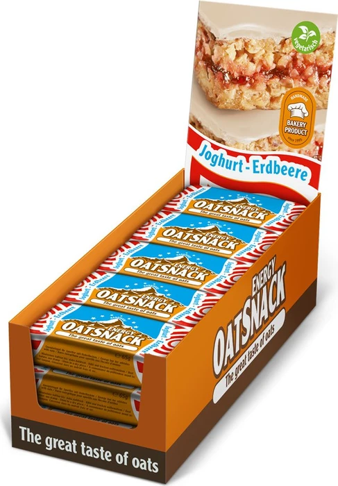OatSnack Energy Bar Joghurt-Erdbeere 970g (15x 65g)