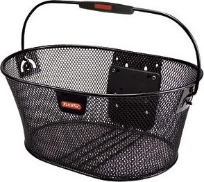 Rixen&Kaul Oval Fahrradkorb schwarz