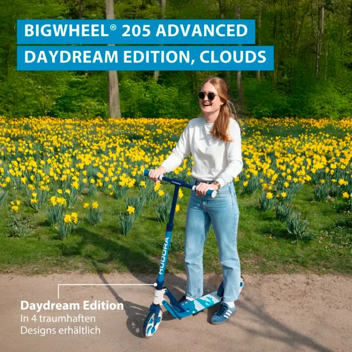 Hudora Big Wheel 205 Advanced Daydream Edition Scooter clouds