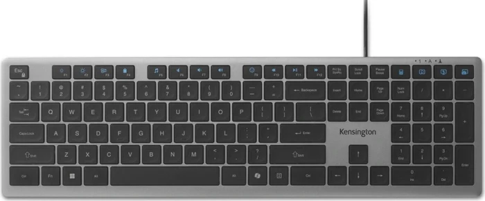 Kensington KB515 EQ Wired Keyboard, Space Grey, USB, UK
