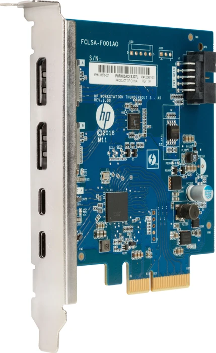 HP Thunderbolt-3 PCIe 2-port I/O Card, PCIe 2.0 x4
