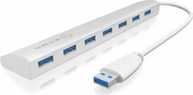 RaidSonic Icy Box IB-AC6701 USB-Hub, 7x USB-A 3.0, USB-A 3.0 [Stecker]