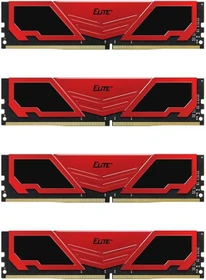 TeamGroup ELITE+ rot UDIMM 16GB Kit, DDR4-2400, CL15-15-15-36, 1RX8