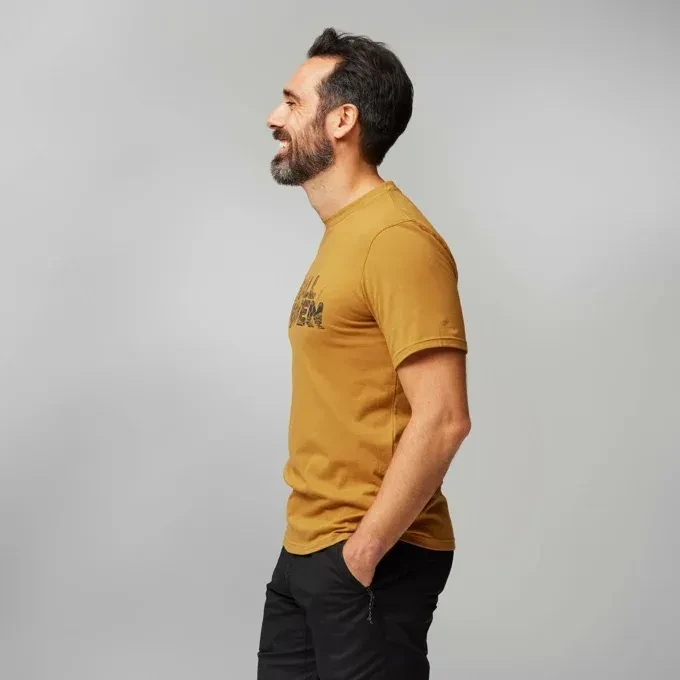 Fjällräven Lush Logo Funktionsshirt kurzarm acorn (Herren)