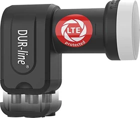 Dura-Sat Dur-line Ultra Quattro LNB schwarz/weiß