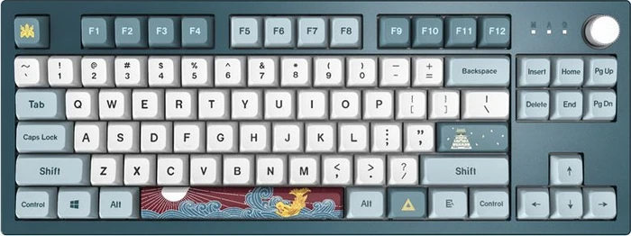 Montech MKey TKL, Freedom, LEDs RGB, hot-swap, Gateron G Pro 2.0 RED, USB, US