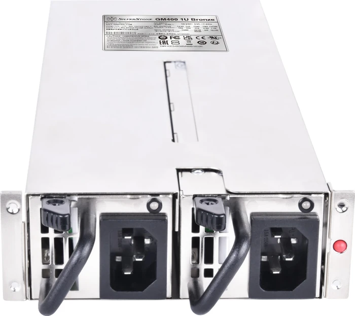 SilverStone Gemini GM400-1UB Bronze 400W, 1HE-Servernetzteil
