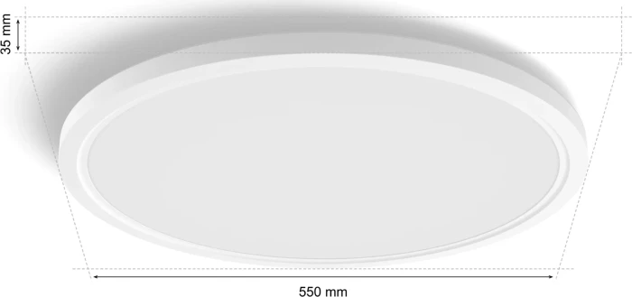 Philips Hue White and Color Ambiance Tento LED-Panel rund 54.2cm weiß