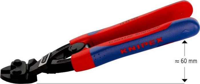 Knipex Kraft-Bündigschneider, 20cm (72 62 200)