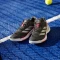 adidas Crazyquick Padel core black/silver metallic/lucid red (Herren) Vorschaubild