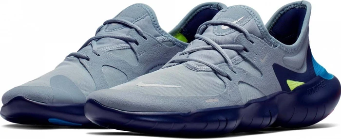 Nike Free RN 5.0 obsidian mist/midnight navy/volt/metallic silver (Herren)