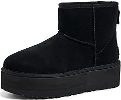 UGG Classic Mini Plateau Boot schwarz (Damen)