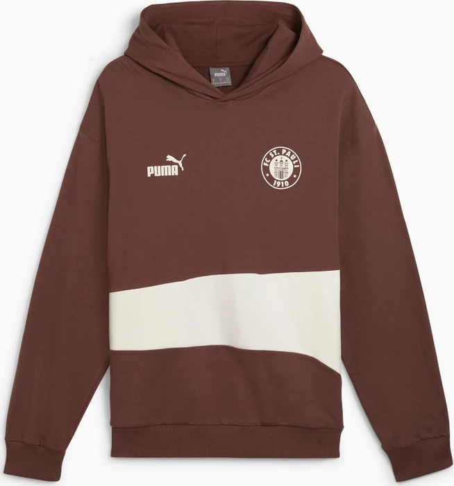 Puma FC St. Pauli ftblCULTURE+ Hoodie espresso brown/sugared almond (Herren)