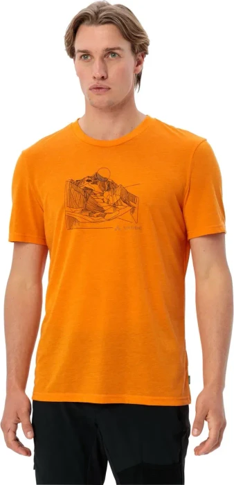 Vaude Tekoa III Funktionsshirt kurzarm kurkuma uni (Herren)