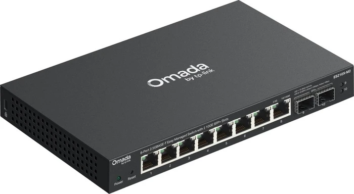 TP-Link Omada ES210 Desktop 2.5G Smart Switch, 8x RJ-45, 2x SFP+