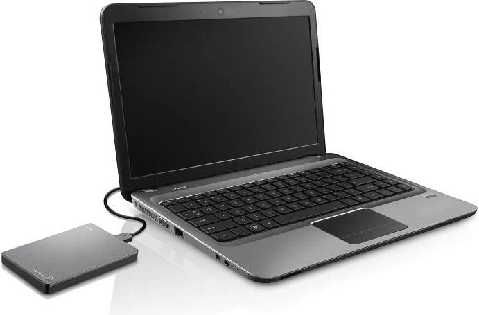 Seagate Backup Plus Slim Portable, silber, 2TB, USB 3.0 Micro-B