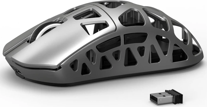 Attack Shark R3 Wireless Gaming Mouse grau, USB/Bluetooth