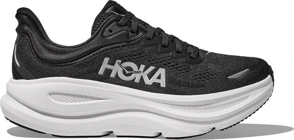 Hoka Bondi 9 Wide schwarz/weiß (Damen)