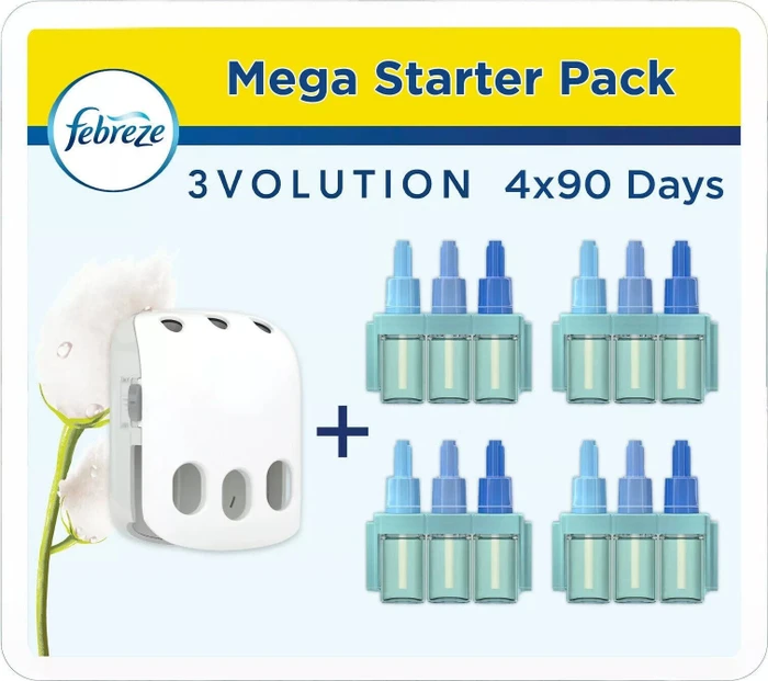 Febreze 3Volution Duftstecker Reine Frische Starterkit