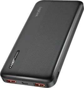 LogiLink Powerbank 10000mAh PD 20W 2x USB-A + USB-C schwarz