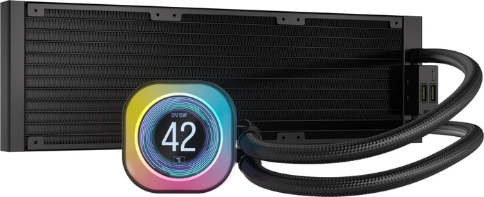 Corsair iCUE LINK H150i LCD RGB, schwarz