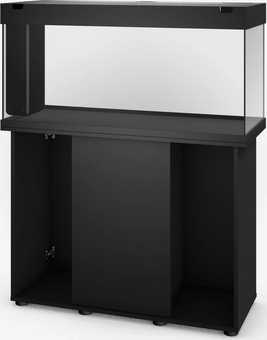 Juwel Rio 180 LED Aquarium-Set mit Unterschrank, schwarz/schwarz, 180l