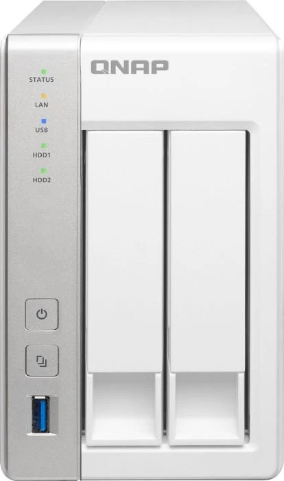 QNAP Turbo Station TS-231, 512MB RAM, 2x RJ-45 1000Base-T, 3x USB-A 3.0
