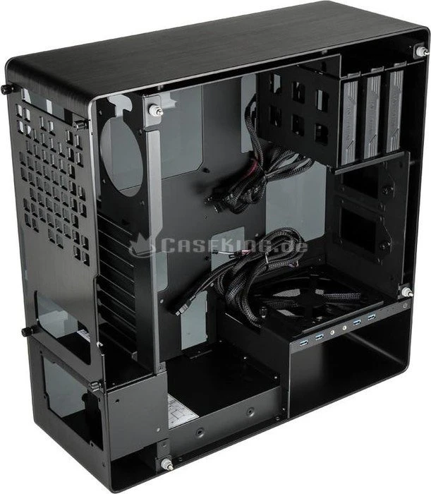 In Win 904 Plus schwarz, Glasfenster