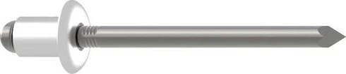Gesipa A4 Edelstahl Flachrundkopf Blindniete 5x12mm, 500 Stück