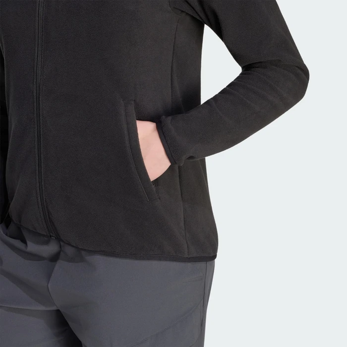 adidas Terrex Multi Essentials Fleece Jacke schwarz (Damen)