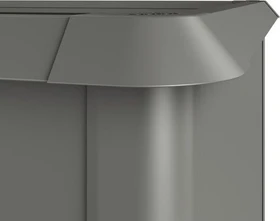 Biohort Schneckenschutz 160x61x4.2cm für Hochbeet quarzgrau-metallic