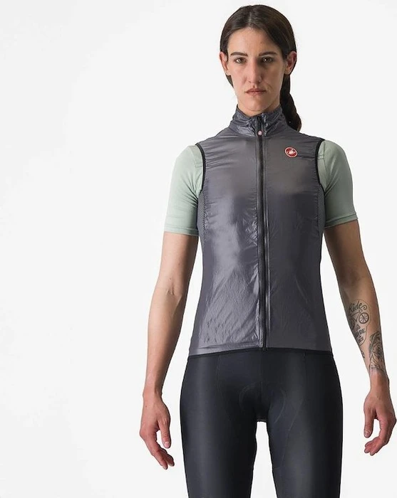 Castelli Aria Shell Fahrradweste dark grey (Damen)