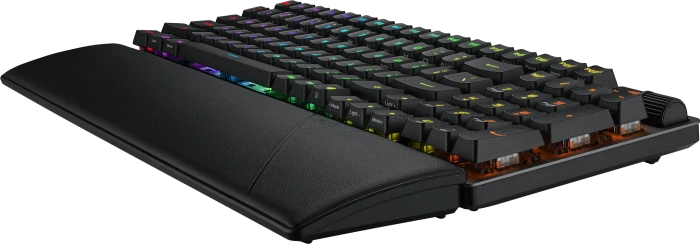 ASUS ROG Strix Scope II 96 RX Wireless, PBT, schwarz, ROG RX RED, USB/Bluetooth, FR