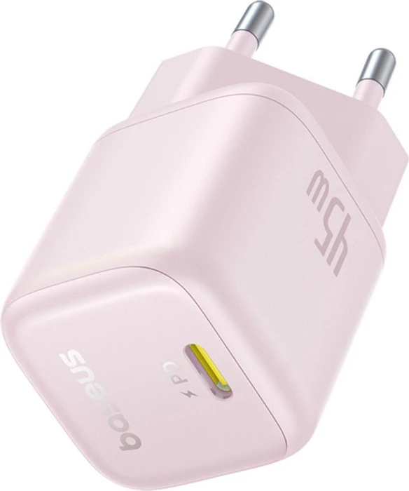 Baseus PicoGo GaN USB-C Ladegerät 45W pink