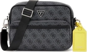 Guess Milano 4G-Logo Umhängetasche schwarz/braun