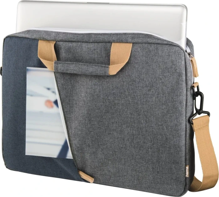 Hama Florenz Notebook Tasche 14.1" dunkelgrau/marineblau