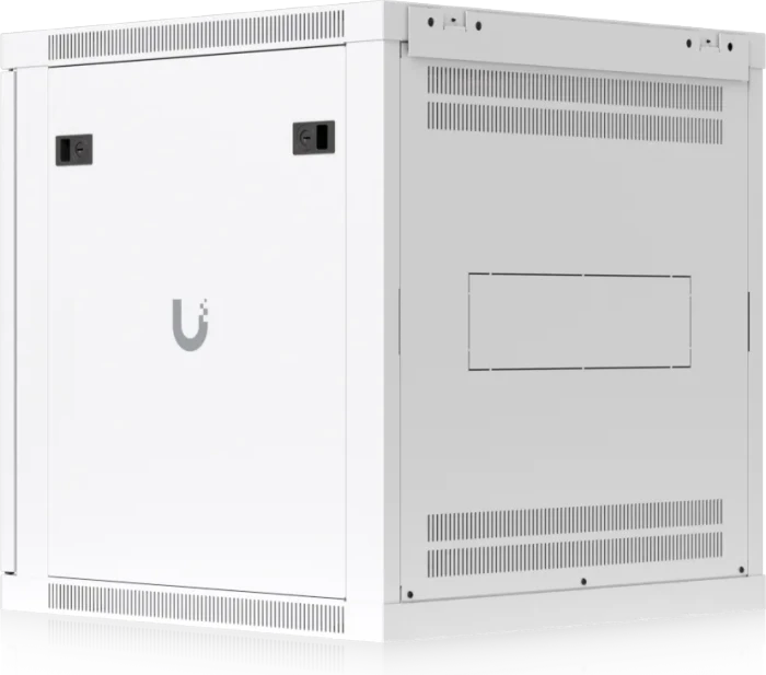 Ubiquiti 12U Rack Cabinet, 19" Wandgehäuse 12HE, Gitternetztür, weiß, 600mm tief
