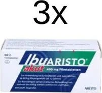Aristo Pharma IbuARISTO akut 400mg Filmtabletten, 50 Stück
