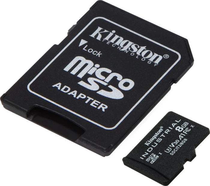 Kingston Industrial Temperature Gen2 R100 8GB Kit, UHS-I U3, A1, Class 10
