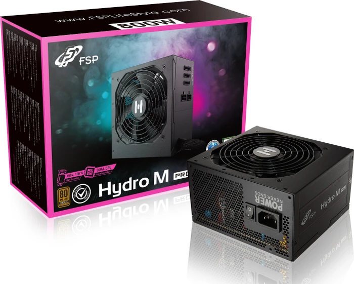 FSP Hydro M Pro 800W, ATX 2.52