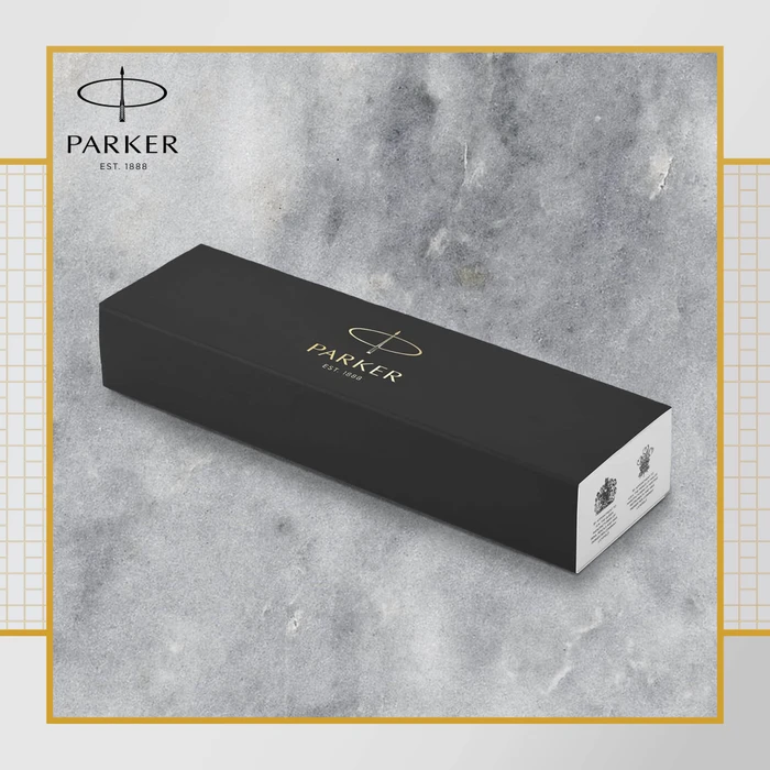Parker IM Premium pearl lacquer/gold trim, rechte Hand, fein, Geschenkbox