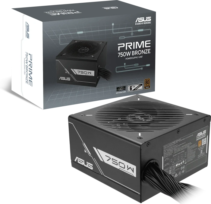 ASUS PRIME Bronze, PRIME-750B-BLACK, schwarz, 750W, ATX