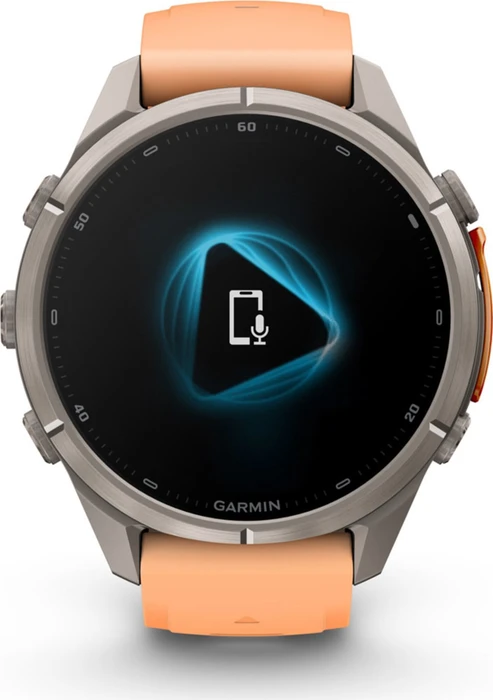 Garmin Fenix 9 Pro inReach 43mm titanium/shell pink-autumn orange