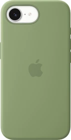 Apple Silikon Case mit MagSafe für iPhone 17e hellmoosgrün
