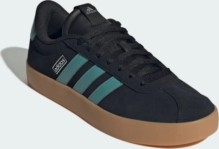 adidas VL Court 3.0 core black/powder teal/silver metallic