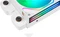 Thermaltake SWAFAN 120 EX INFINITY ARGB Sync Snow, weiß, 124mm Vorschaubild